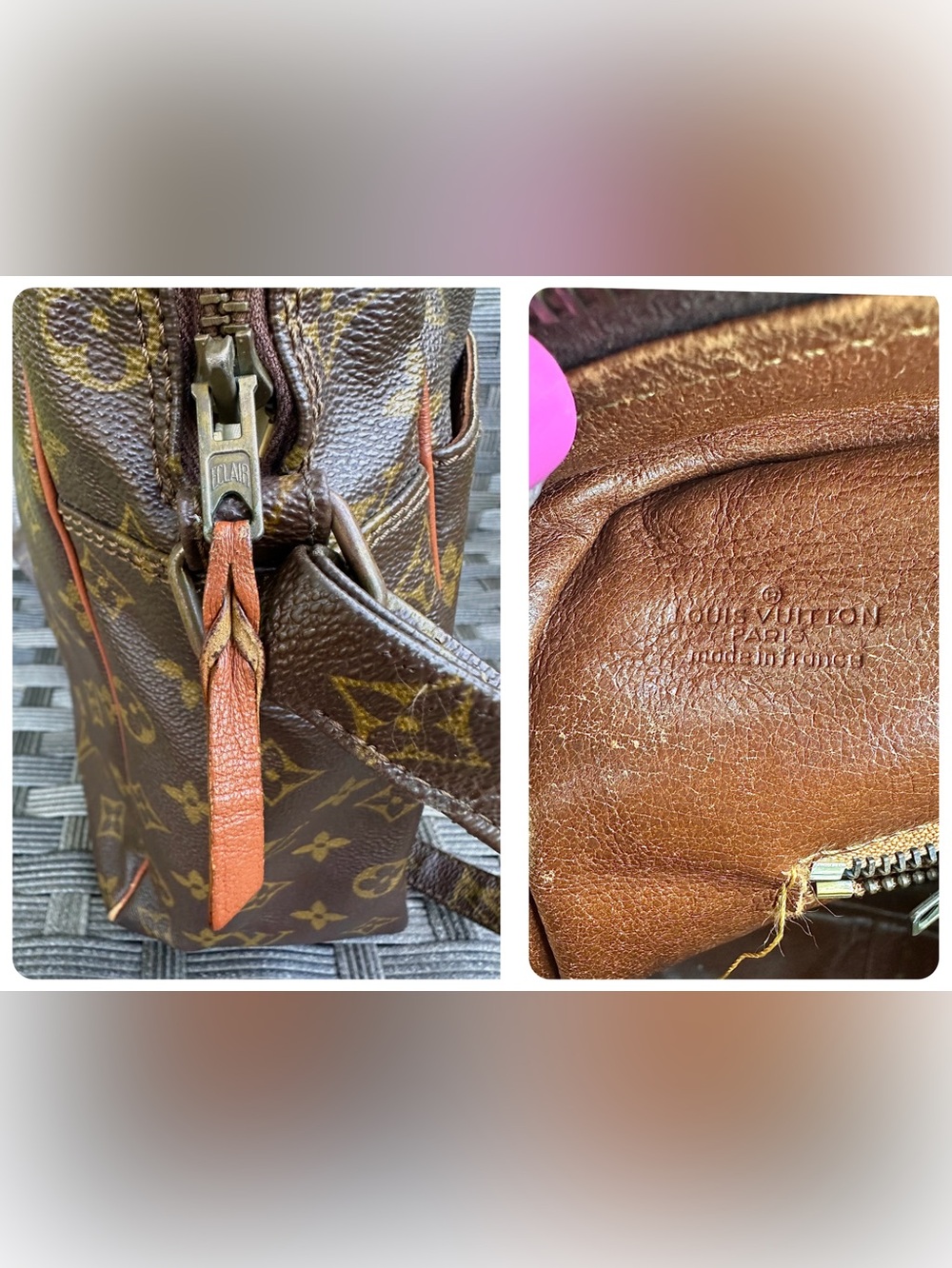 💎Vintage Louis Vuitton Monogram Marceau GM Messenger Crossbody Bag Unisex - Picture 8 of 16